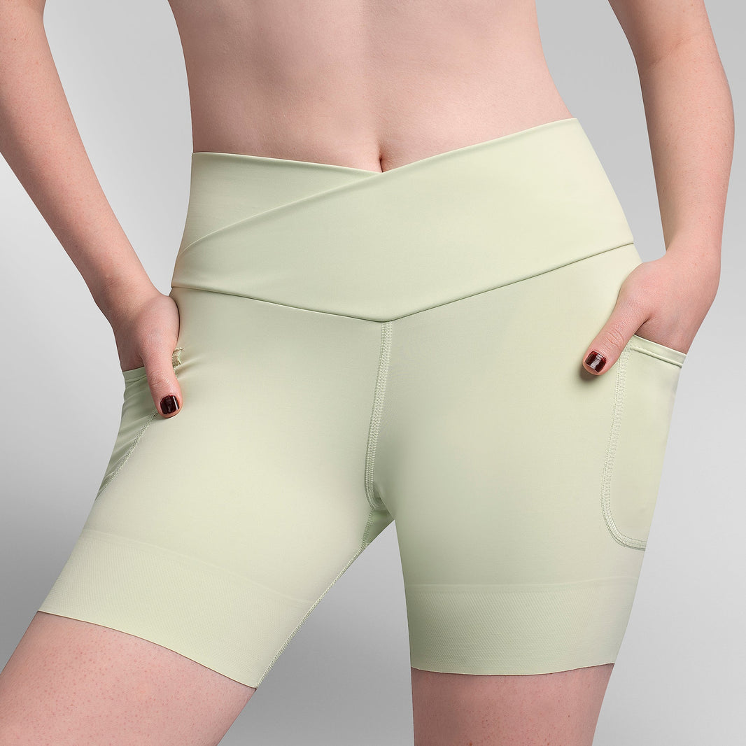Short de Running Largo Sin Costuras