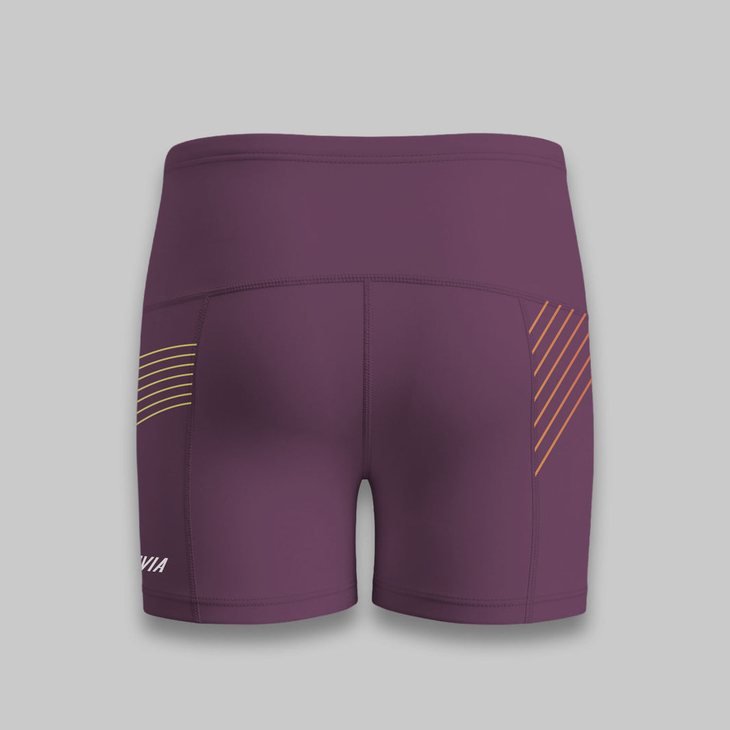 PANTALONETA BAÑO LARGA HOMBRE SIN COSTURA MORADO RAGNARK