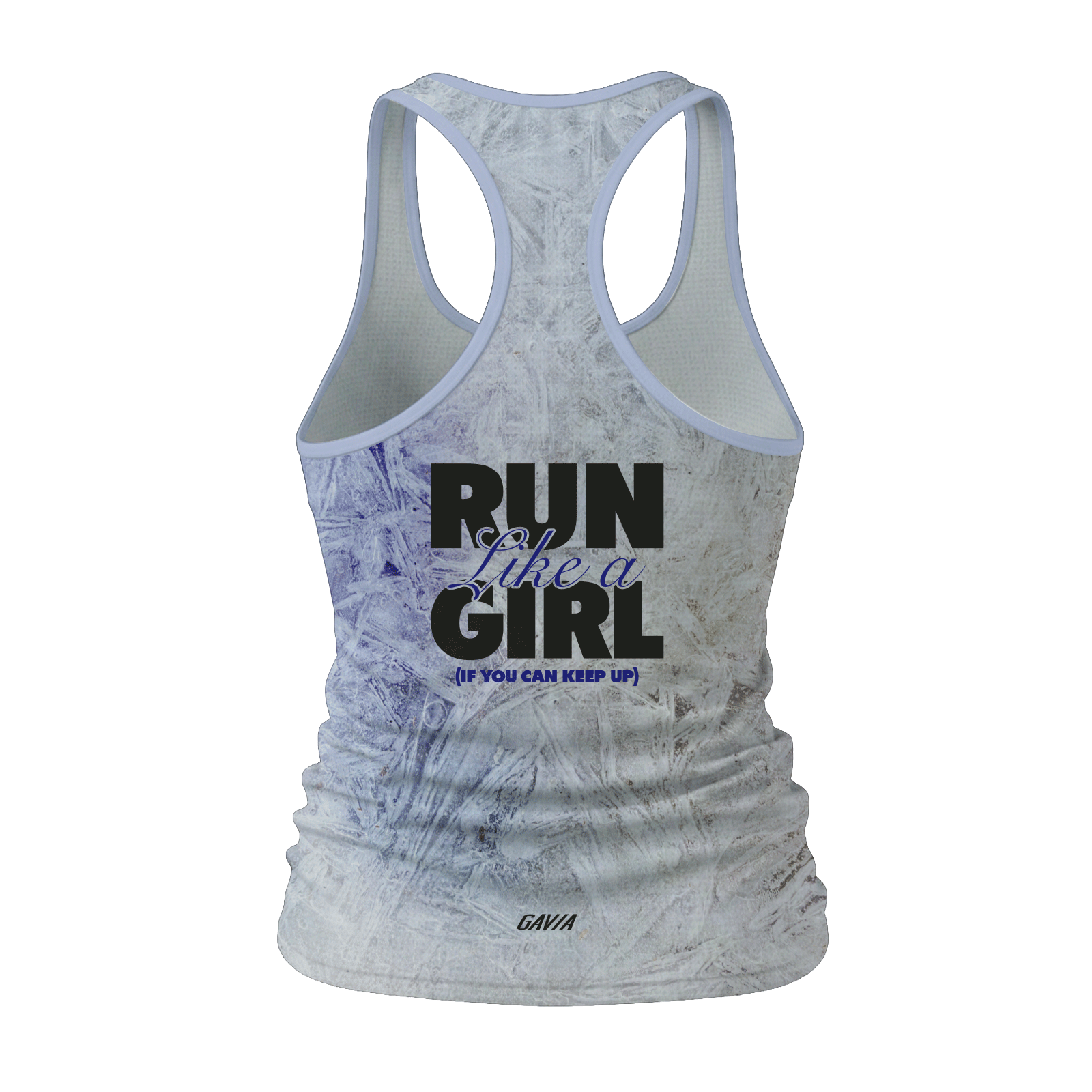 WOMEN'S GREY BLUE 15SP START DASH TANK TOP