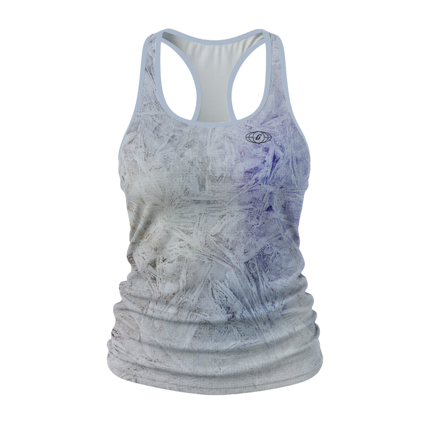 WOMEN'S GREY BLUE 15SP START DASH TANK TOP