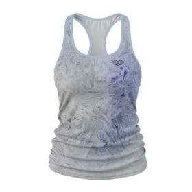 WOMEN'S GREY BLUE 15SP START DASH TANK TOP