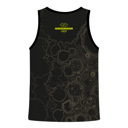 SLEEVELESS T-SHIRT 15SP START DASH BLACK MEN