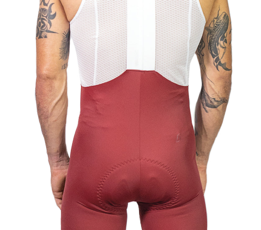 BIB 65 SP PANTALONETA DE CICLISMO PAD ITALIANO SANGRE - Gavia