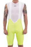 BIB 65 SP PANTALONETA DE CICLISMO PAD ITALIANO VERDE NEON