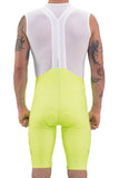 BIB 65 SP PANTALONETA DE CICLISMO PAD ITALIANO VERDE NEON