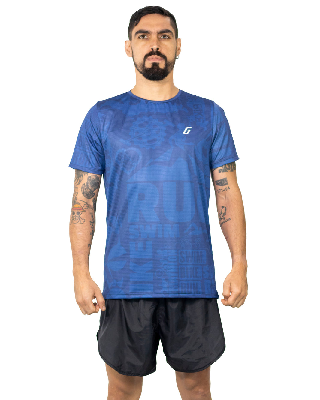 CAMISETA RUNNING AQUA TRI - Gavia