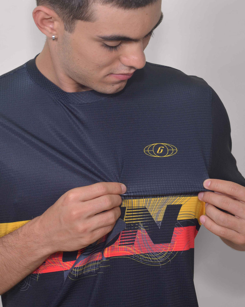 CAMISETA RUNNING BLACK RUN