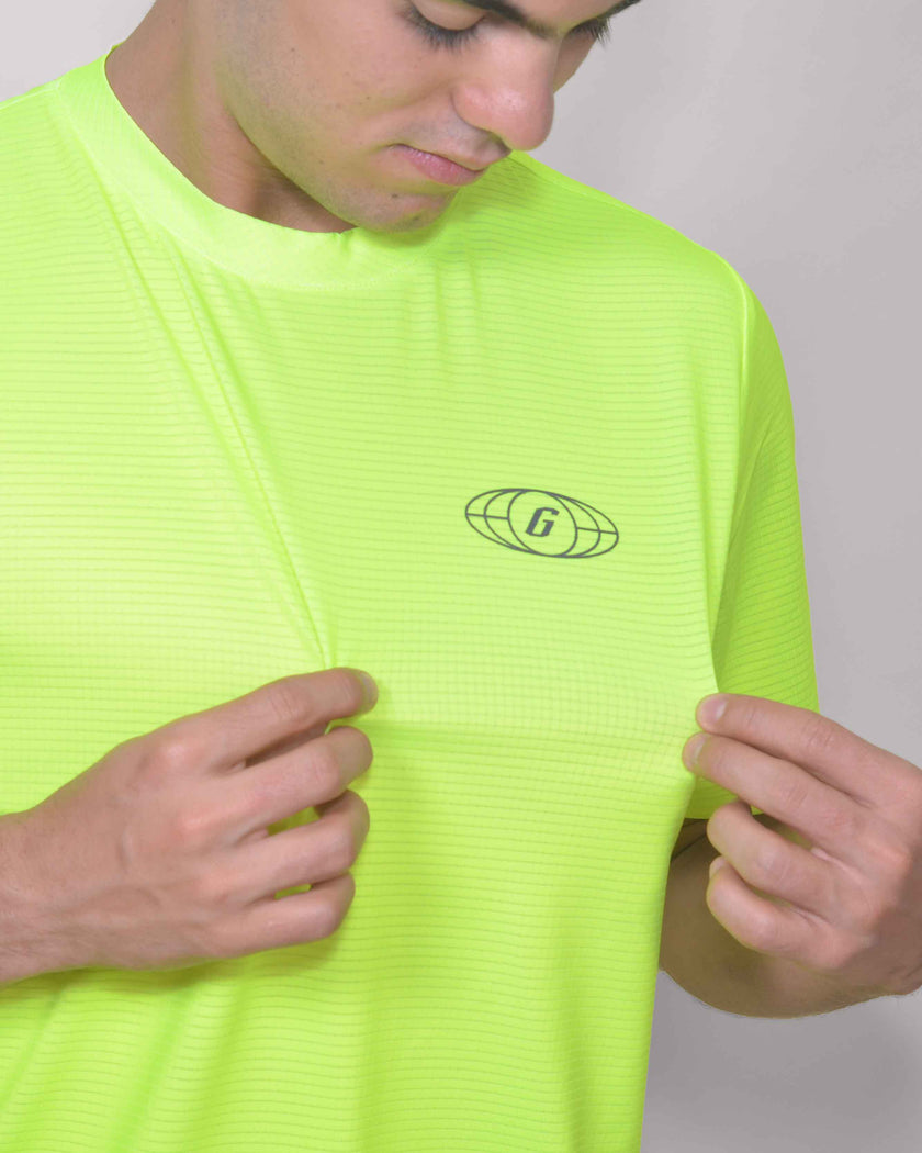 CAMISETA RUNNING GREEN FLOW
