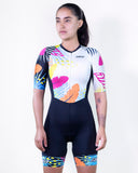 ENTERIZO DE CICLISMO MANGA CORTA DAHLIA