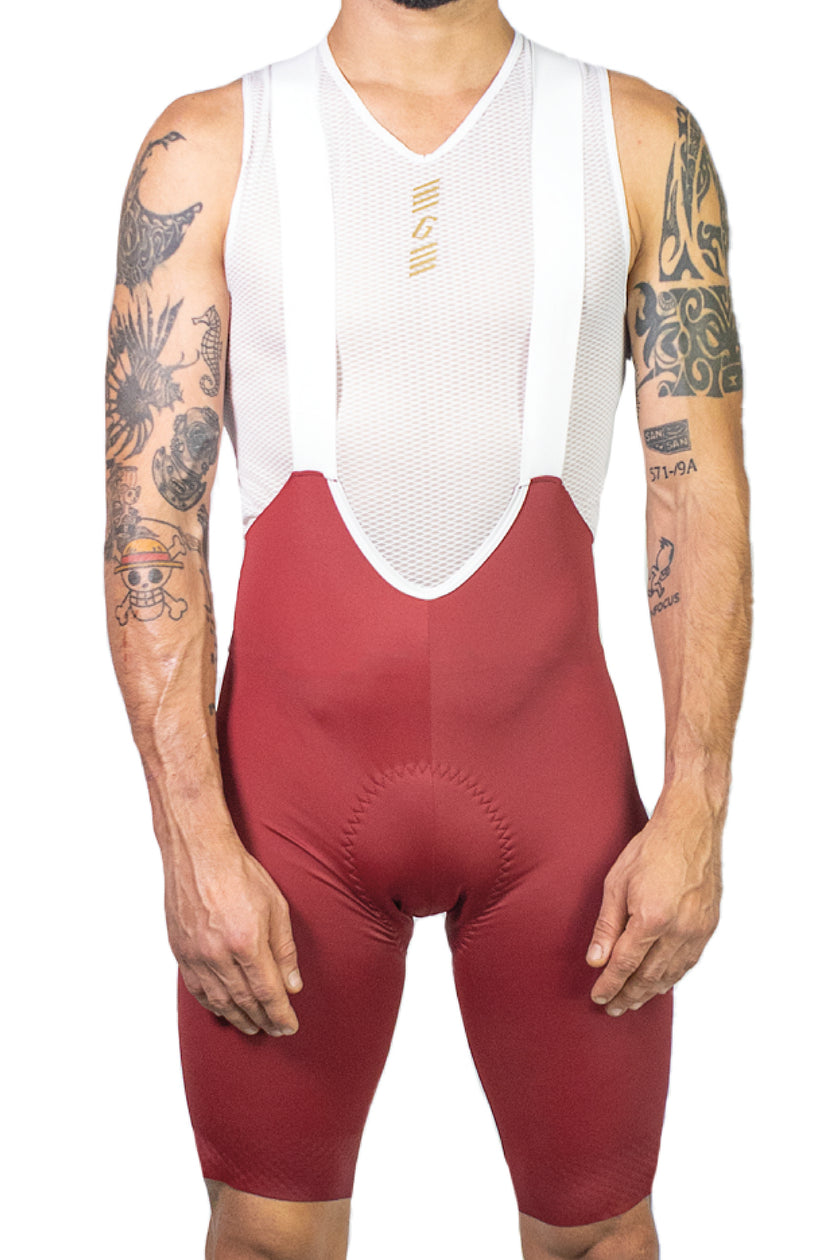 BIB 65 SP PANTALONETA DE CICLISMO PAD ITALIANO SANGRE - Gavia