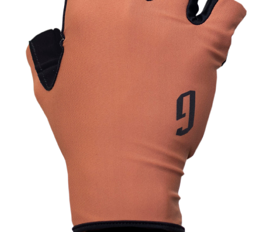 GUANTES DE CICLISMO CORTO TERRACOTA - Gavia