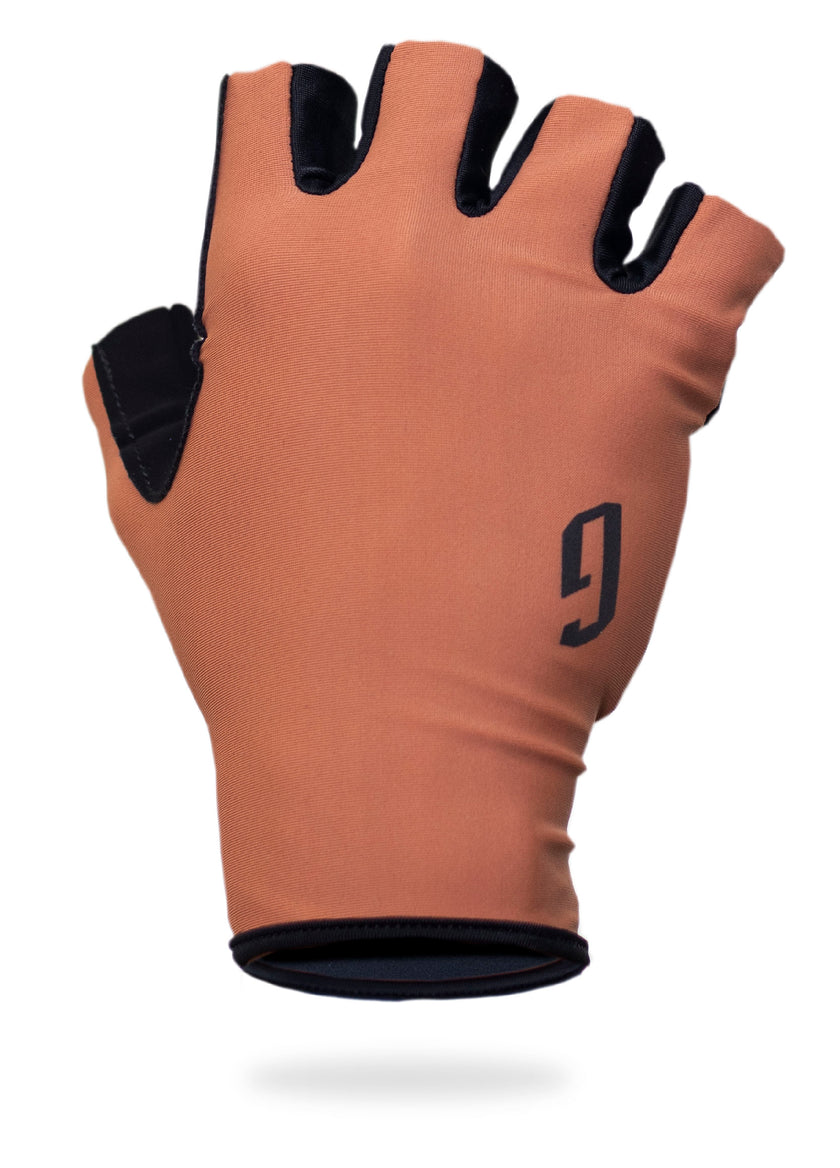 GUANTES DE CICLISMO CORTO TERRACOTA - Gavia