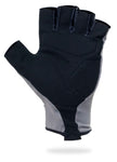 GUANTES DE CICLISMO CORTO GRIS