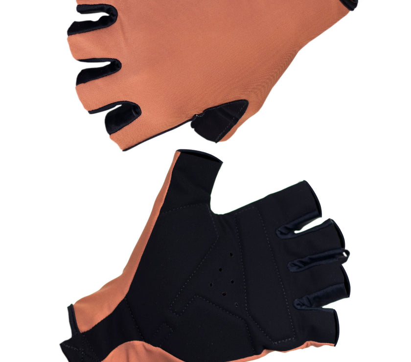 GUANTES DE CICLISMO CORTO TERRACOTA - Gavia