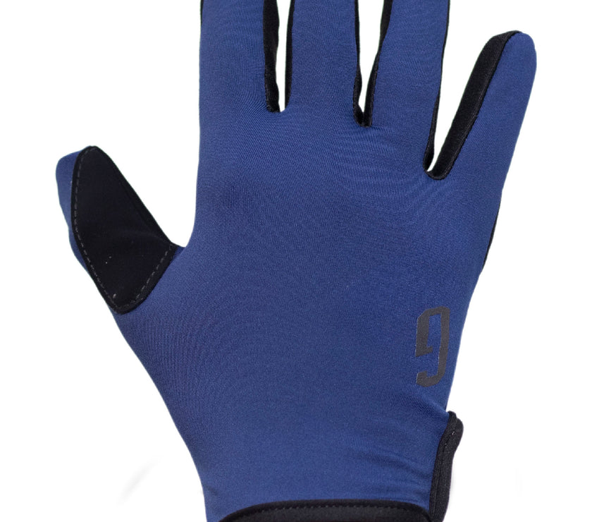 GUANTES DE CICLISMO LARGO AZÚL - Gavia