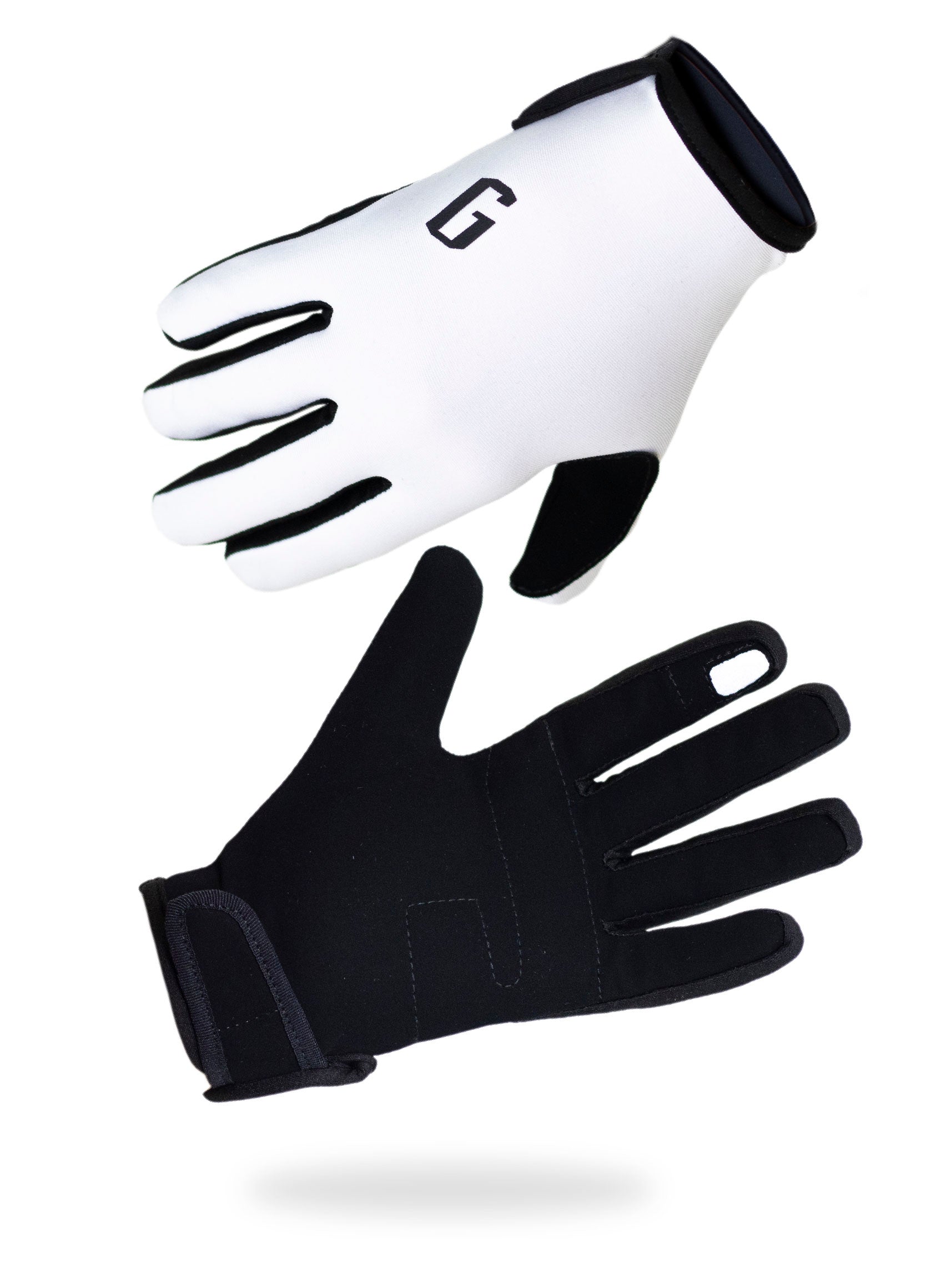 GUANTES DE CICLISMO LARGO BLANCO Gavia