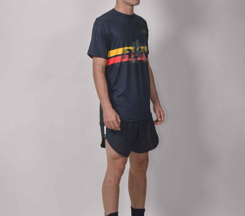 CAMISETA RUNNING BLACK RUN