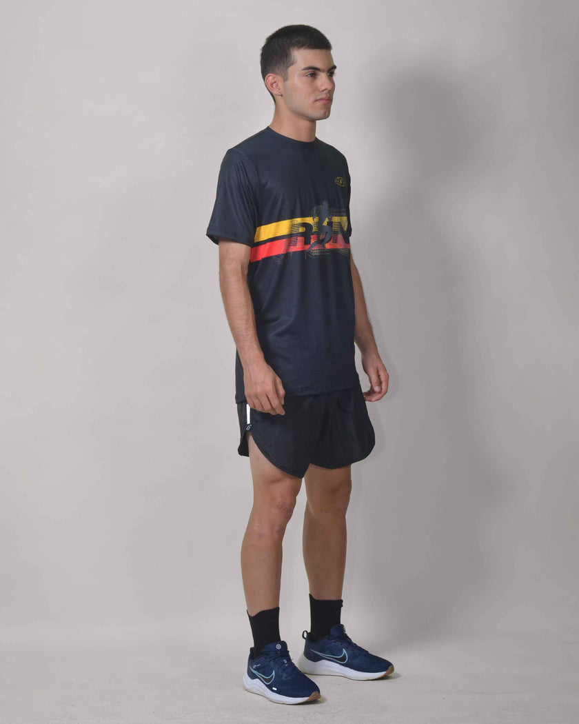 CAMISETA RUNNING BLACK RUN