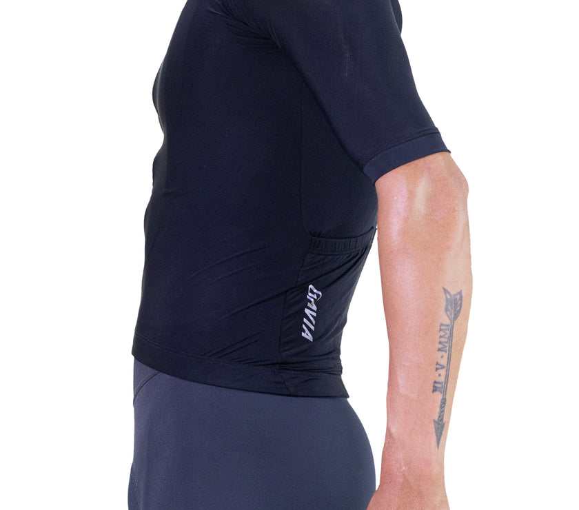 JERSEY 65 SP MANGA CORTA PARA HOMBRE NEGRA