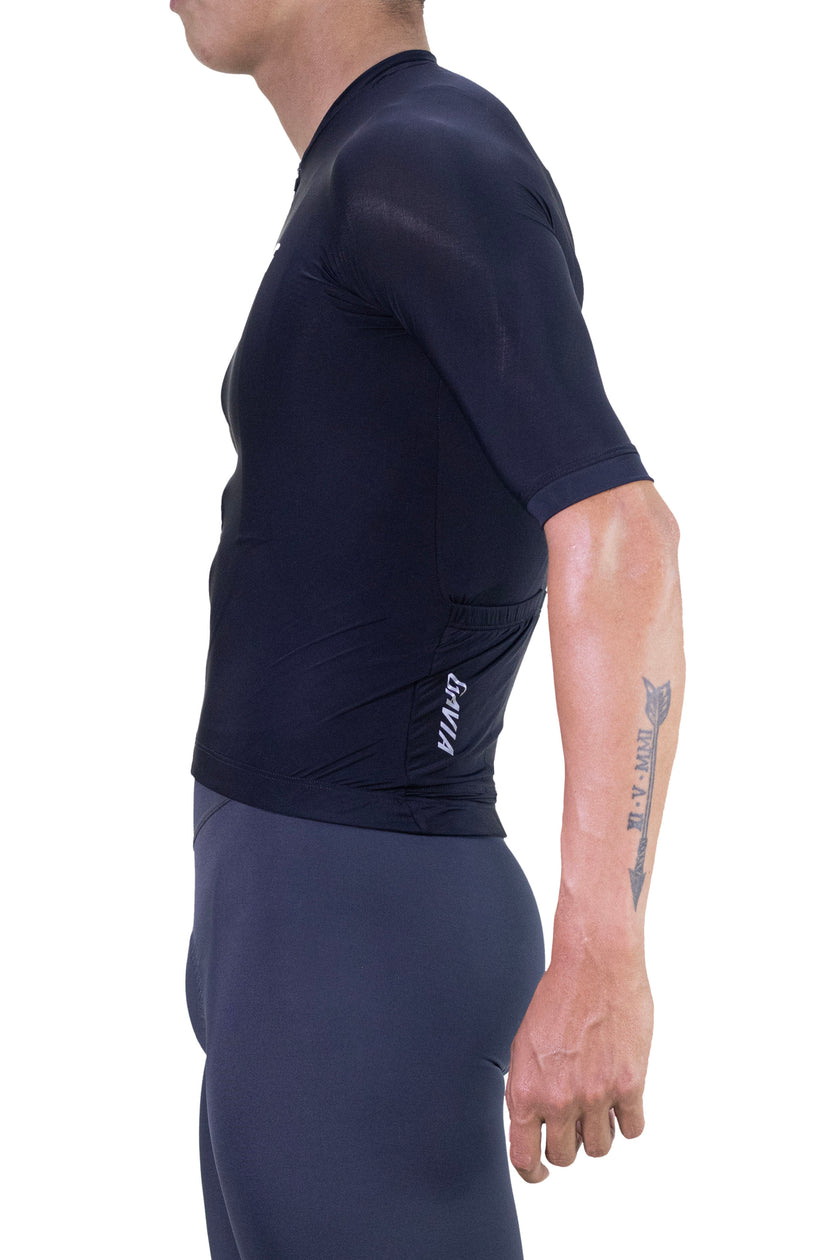 JERSEY 65 SP MANGA CORTA PARA HOMBRE NEGRA