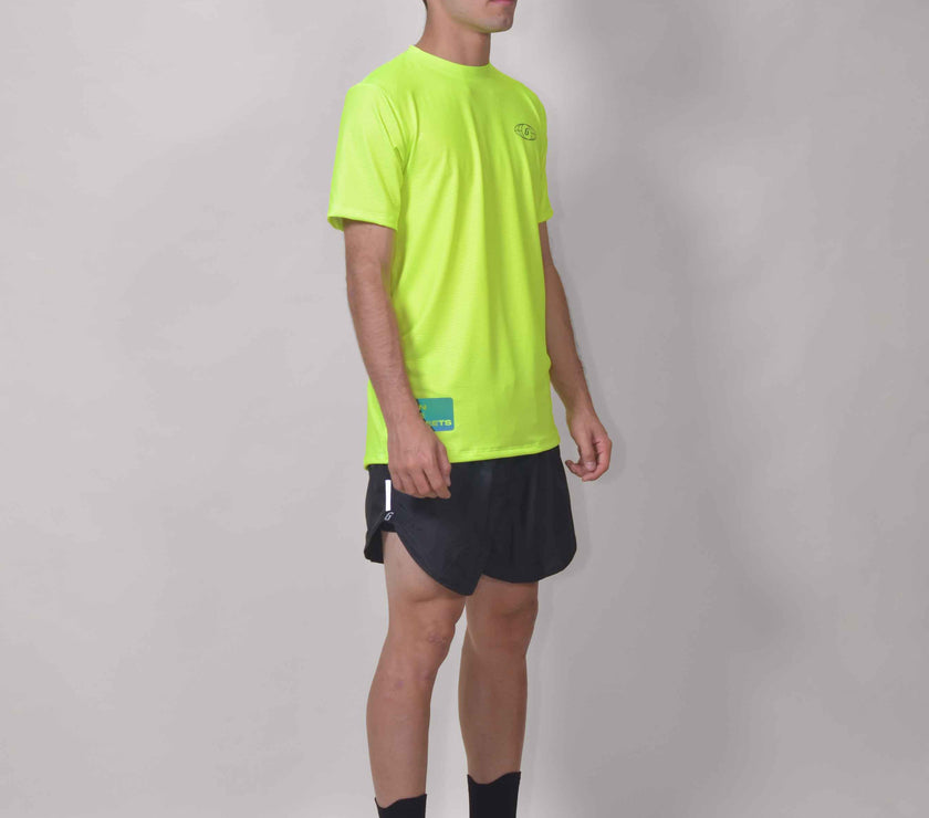 CAMISETA RUNNING GREEN FLOW