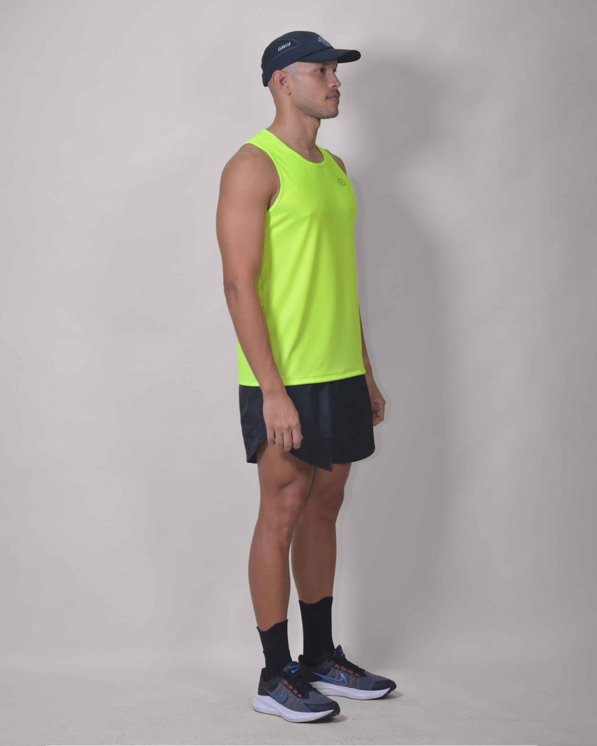CAMISILLA RUNNING GREEN FLOW