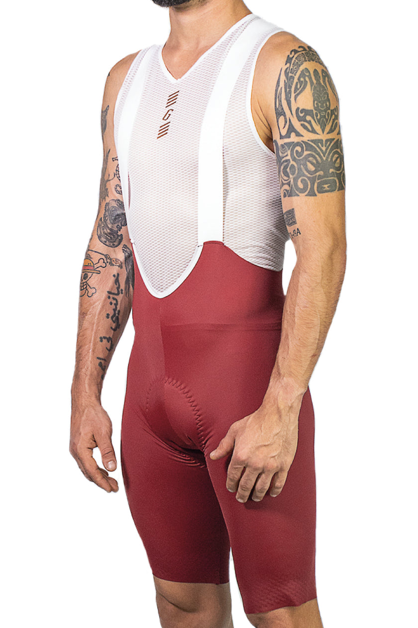 BIB 65 SP PANTALONETA DE CICLISMO PAD ITALIANO SANGRE - Gavia