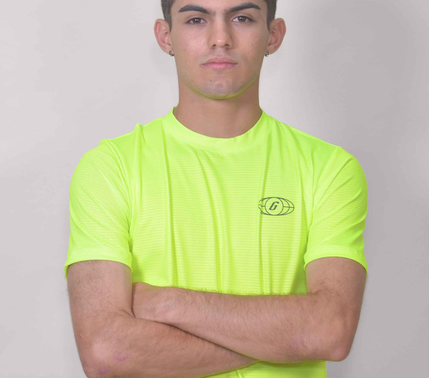 CAMISETA RUNNING GREEN FLOW