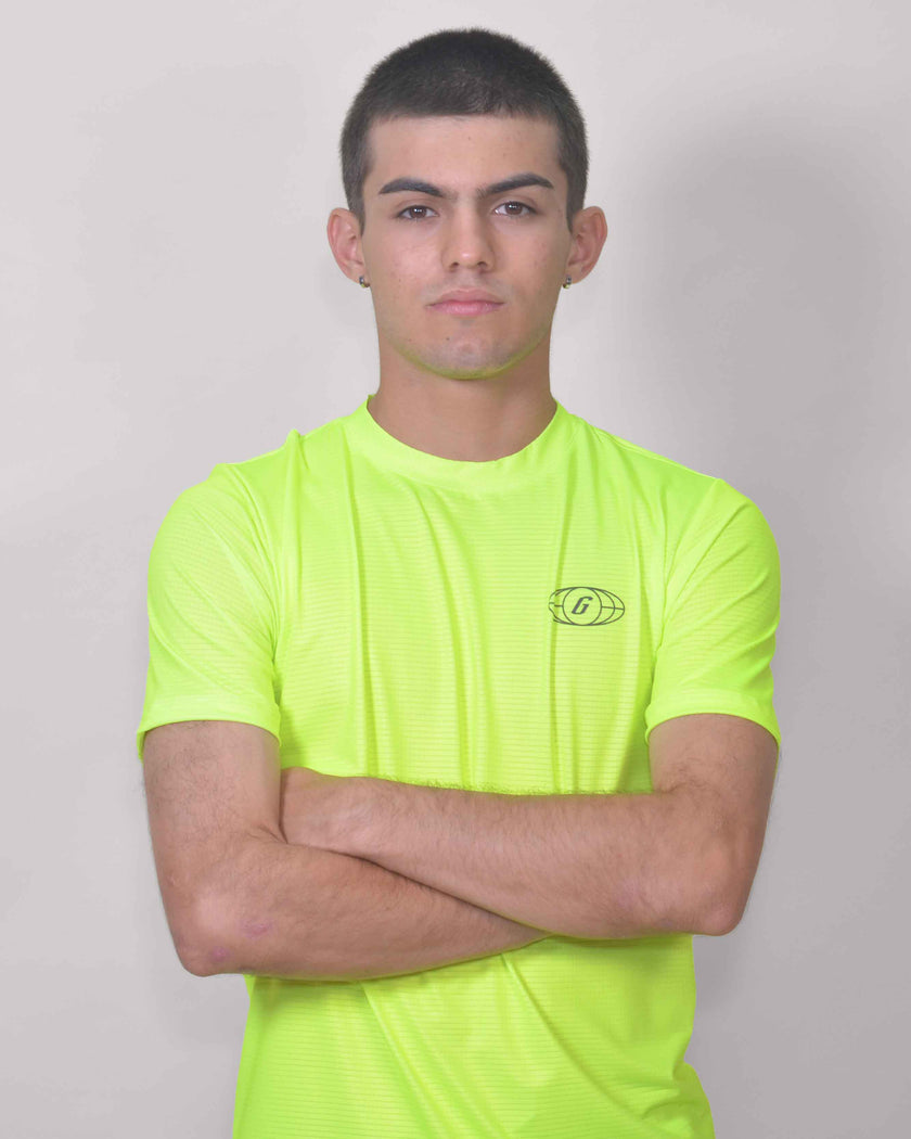 CAMISETA RUNNING GREEN FLOW
