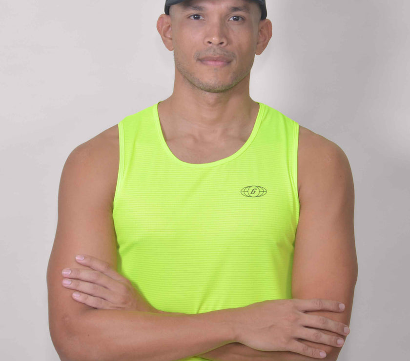 CAMISILLA RUNNING GREEN FLOW