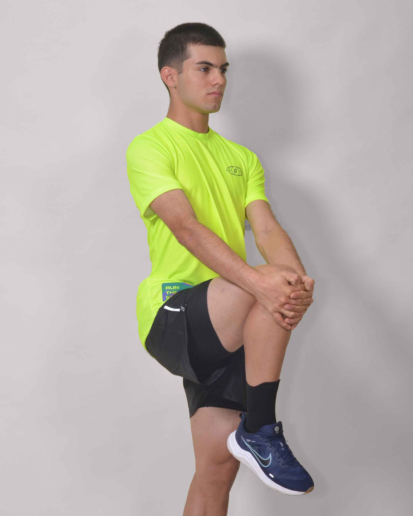 CAMISETA RUNNING GREEN FLOW