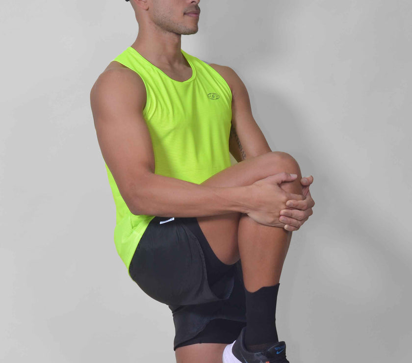 CAMISILLA RUNNING GREEN FLOW