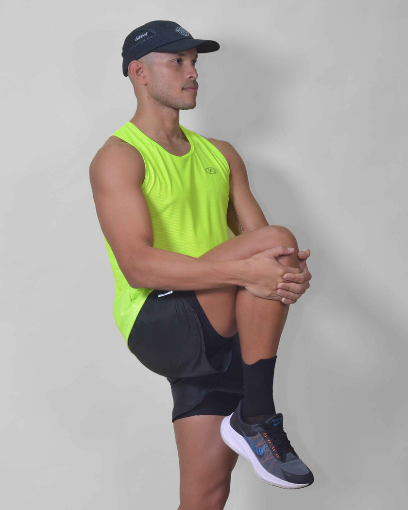 CAMISILLA RUNNING GREEN FLOW