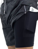 PANTALONETA RUNNING CON BOLSILLO GRIS