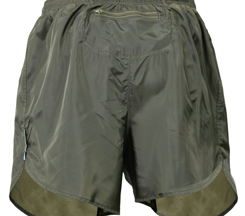 PANTALONETA RUNNING CON BOLSILLO VERDE MILITAR - Gavia