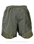 PANTALONETA RUNNING CON BOLSILLO VERDE MILITAR