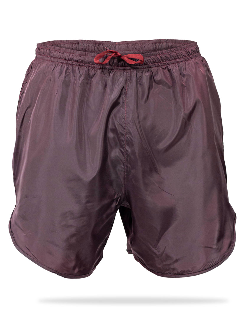 PANTALONETA RUNNING CON BOLSILLO VINO - Gavia