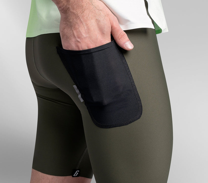 Short de Running Largo Sin Costuras