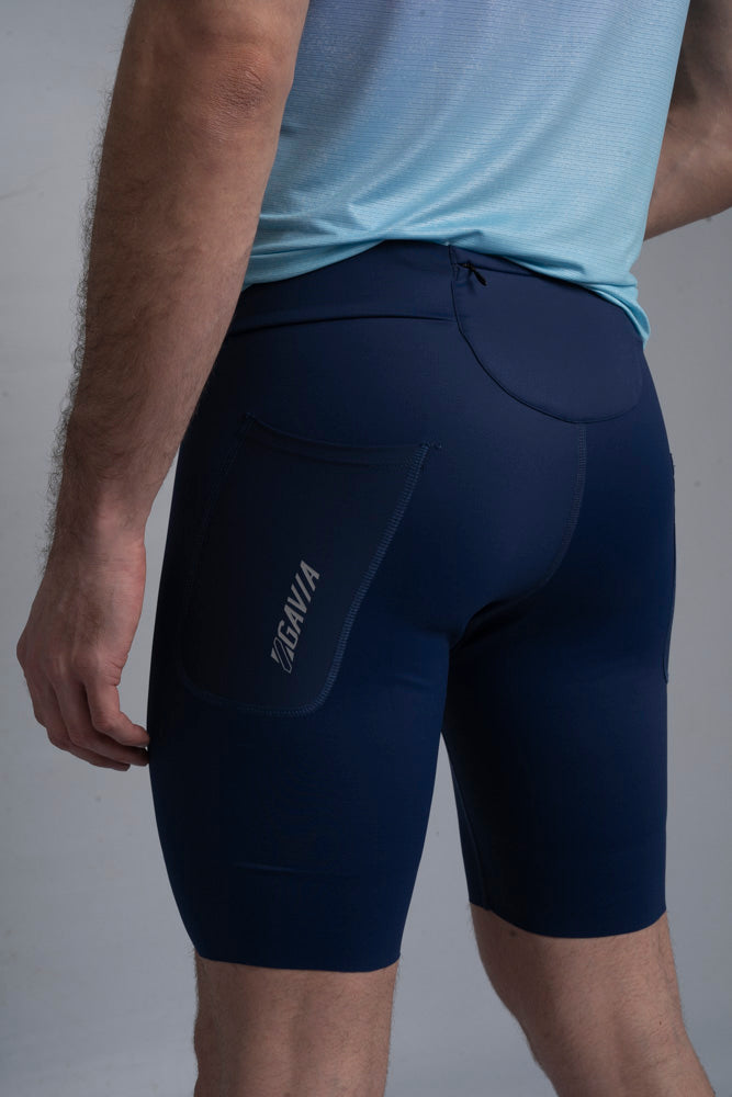 Short de Running Largo Sin Costuras