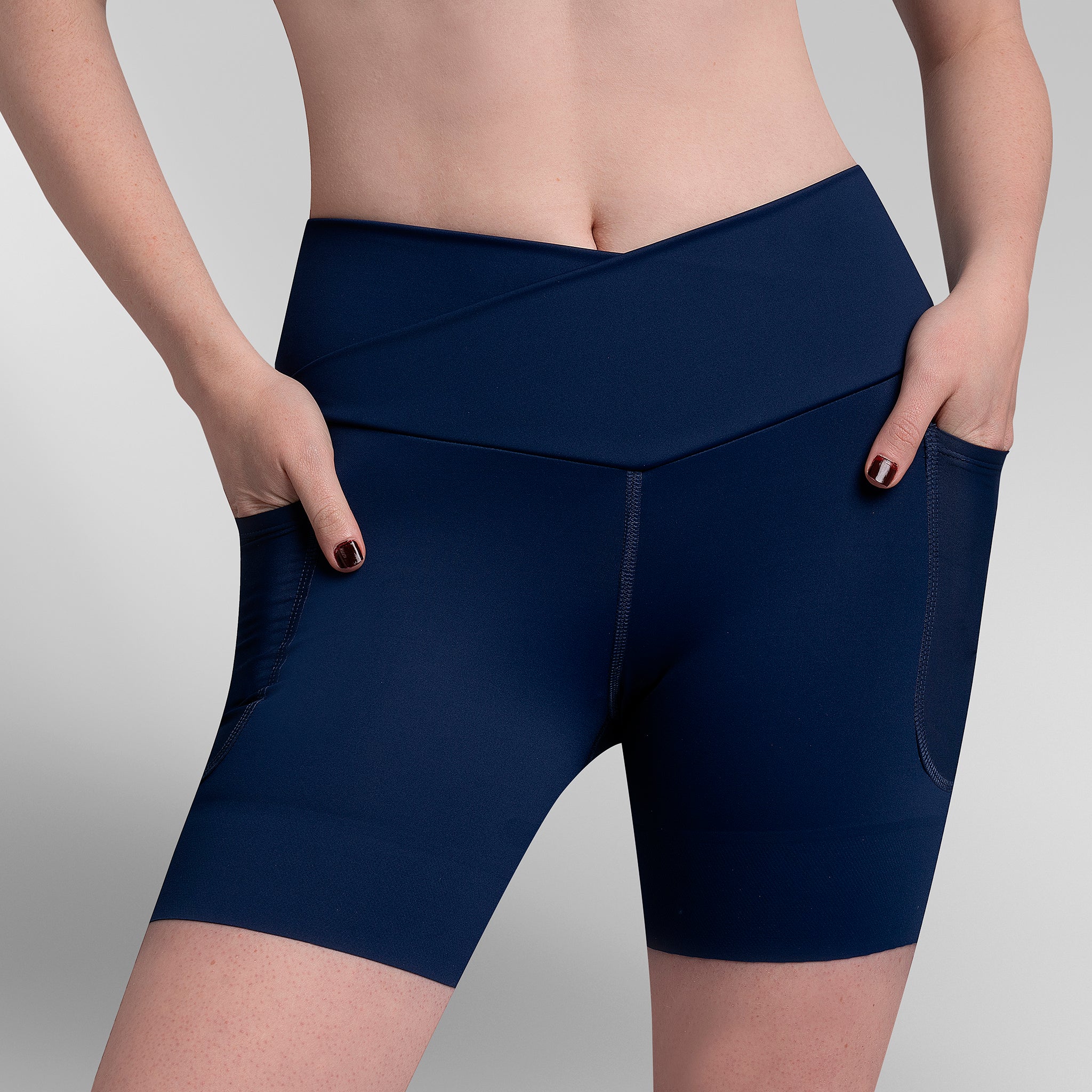 Short de Running Largo Sin Costuras