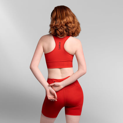 Short de Running Largo Sin Costuras