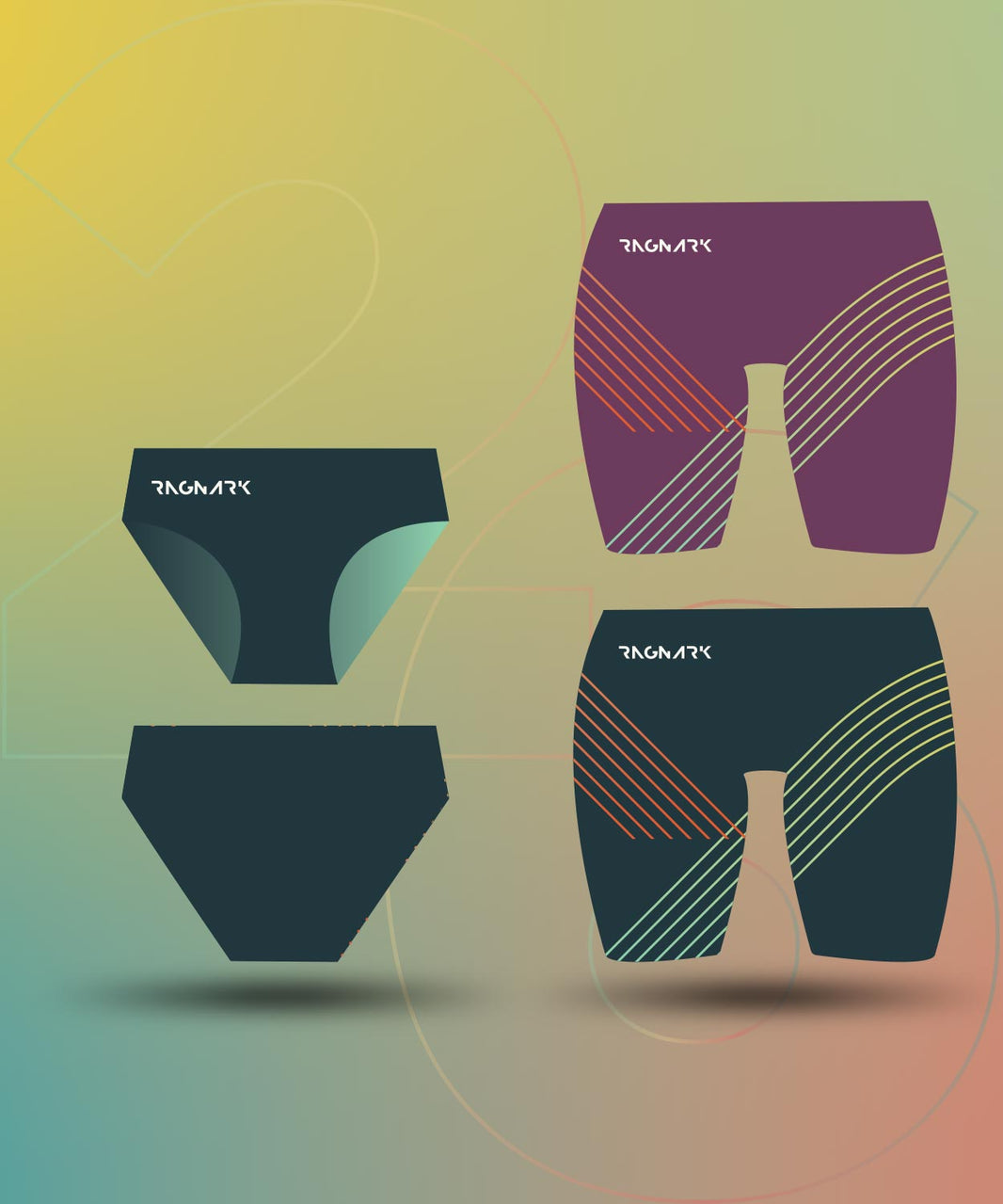PANTALONETA BAÑO LARGA HOMBRE SIN COSTURA MORADO