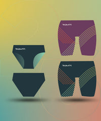 PANTALONETA BAÑO LARGA HOMBRE SIN COSTURA MORADO