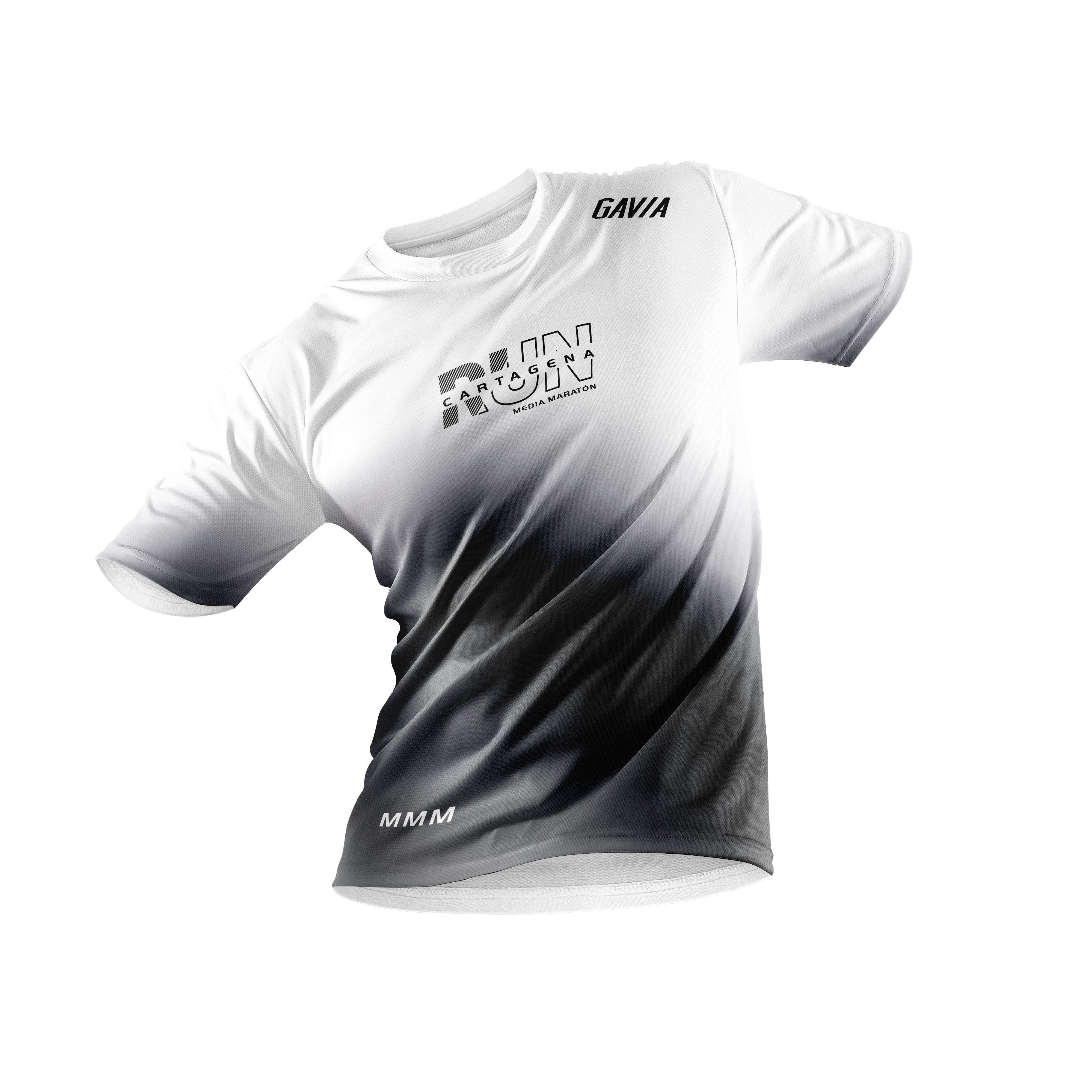 T-Shirt de Running 15SP Edición Especial Media Maratón del Mar Negra