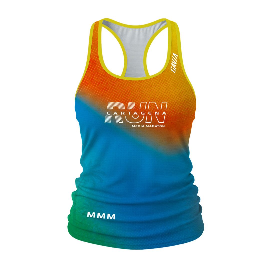 Camisilla de Running 15SP Edición Especial Media Maratón del Mar Mujer