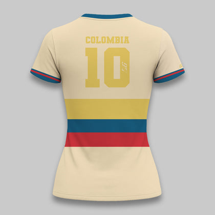 TSHIRT COLOMBIA 35SP BEIGE MUJER