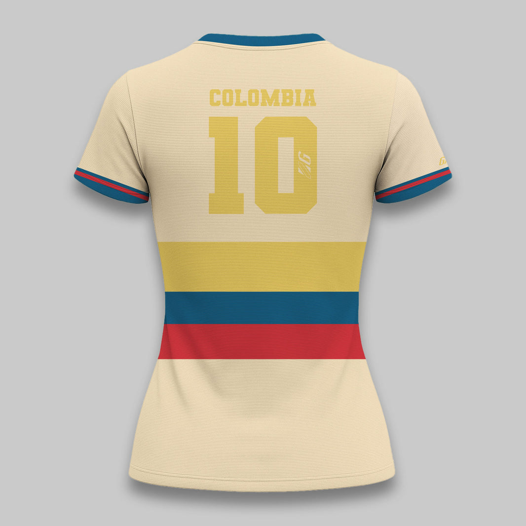TSHIRT COLOMBIA 35SP BEIGE MUJER