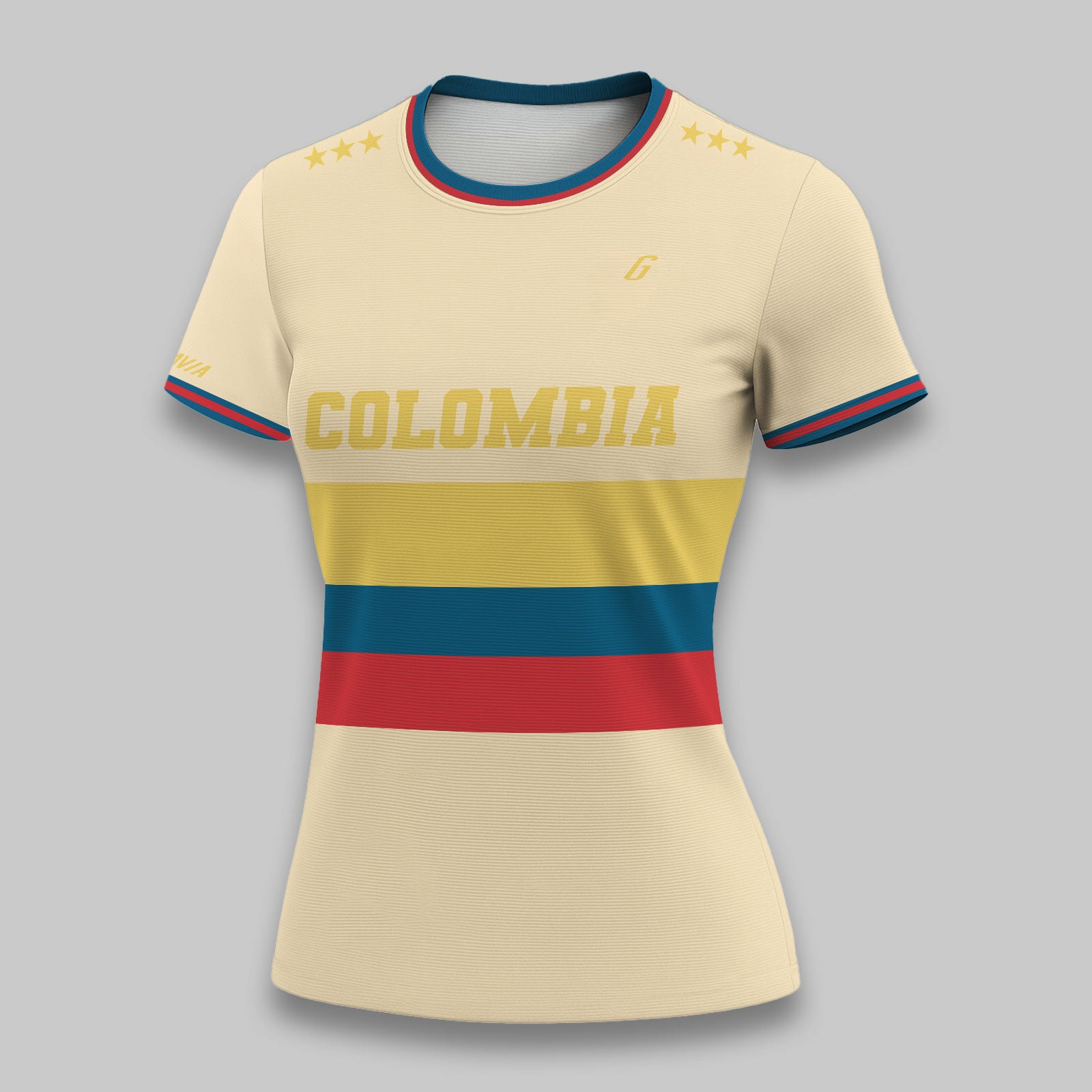 TSHIRT COLOMBIA 35SP BEIGE MUJER