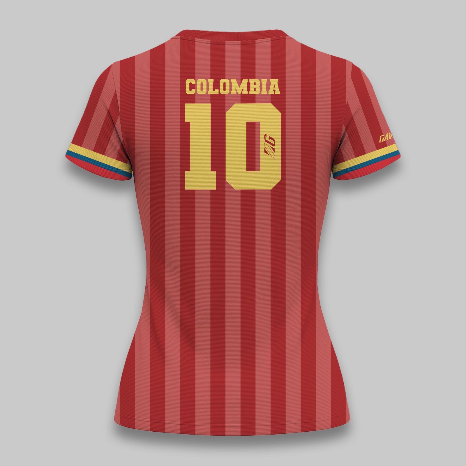 TSHIRT COLOMBIA 35SP ROJA MUJER