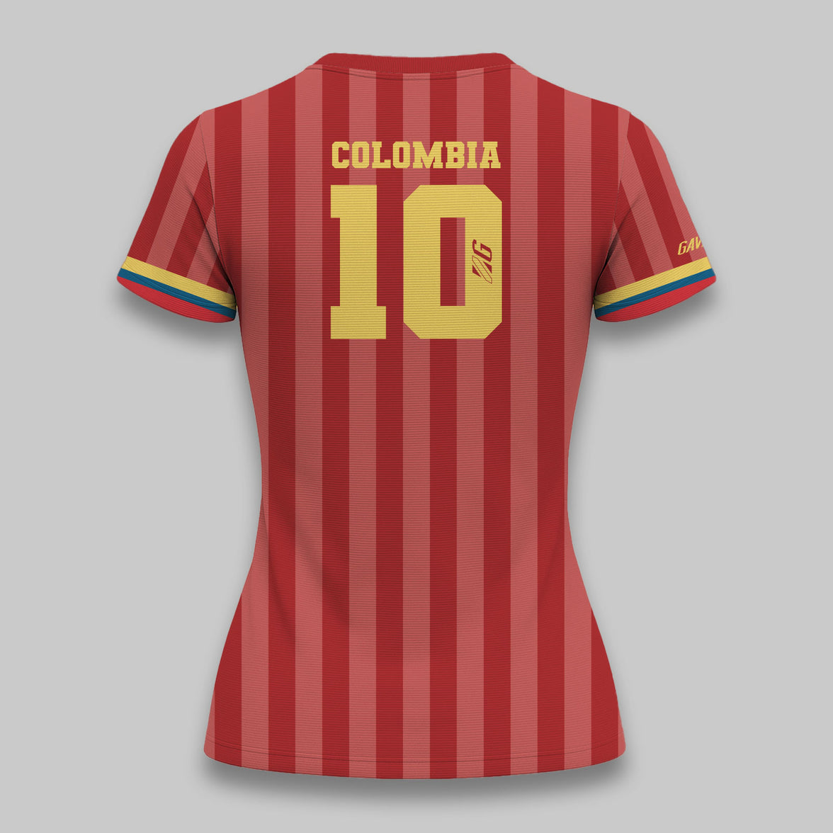 TSHIRT COLOMBIA 35SP ROJA MUJER